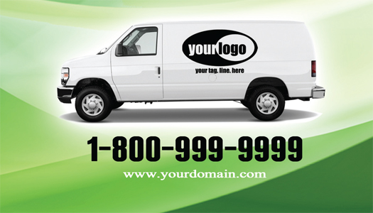 Carpet Cleaning Business Cards #CA01002 UV Gloss Front