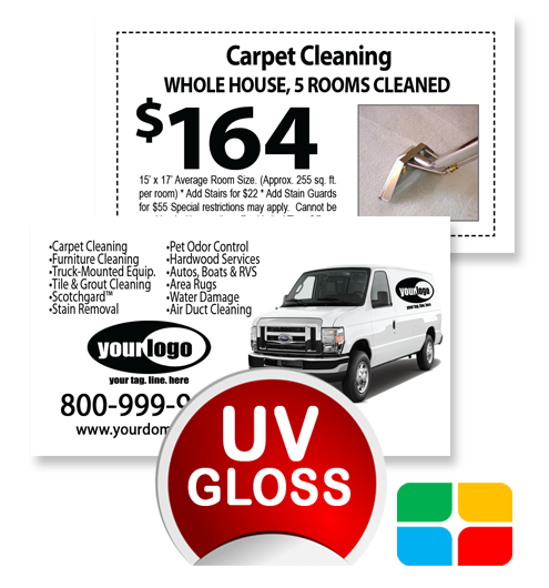 Carpet Cleaning Business Cards ca01075 UV Gloss