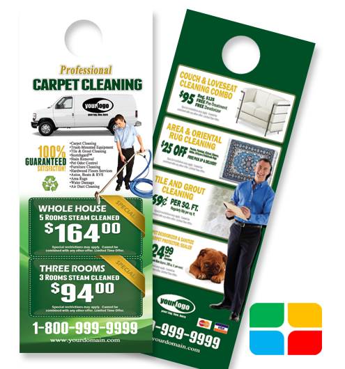 Carpet Cleaning Door Hangers ca01002