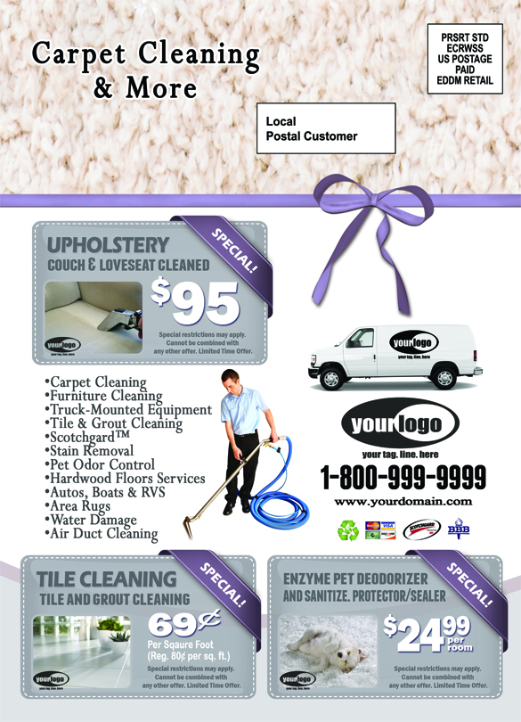 Carpet Cleaning EDDM (6.5 x 9) #CA01020 Cover Back