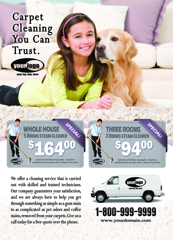 Carpet Cleaning EDDM (6.5 x 9) #CA01020 Matte Front