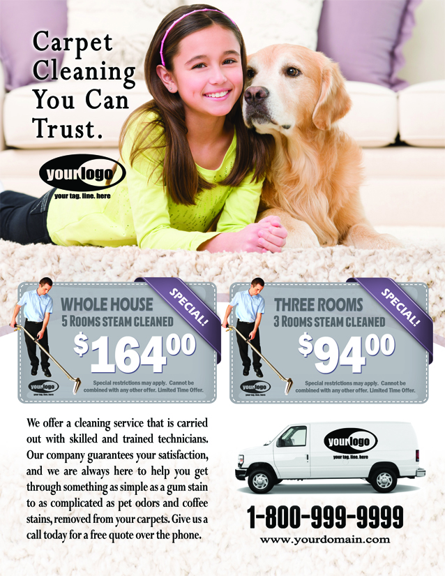 Carpet Cleaning EDDM (8.5 x 11) #CA01020 Matte Front