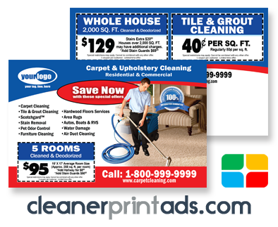 Carpet Cleaning Postcards #CA00006 8.5 x 5.5 Matte