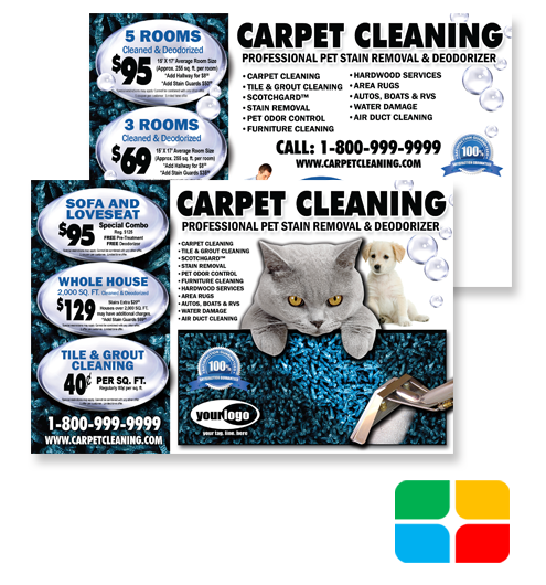 Carpet Cleaning Postcards ca00007