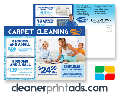 Carpet Cleaning Postcards #CA00008 4 x 6 UV Gloss