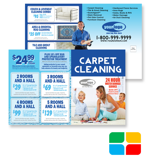 Carpet Cleaning Postcards ca00008