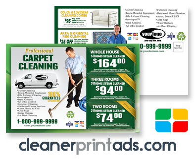 Carpet Cleaning Postcards #CA01002 4 x 6 UV Gloss