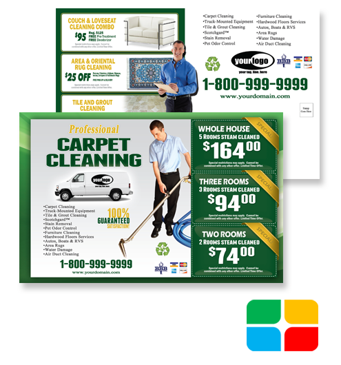 Carpet Cleaning Postcards ca01002
