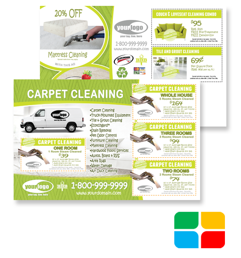 Carpet Cleaning Postcards ca01005