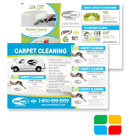 Carpet Cleaning Postcards ca01006