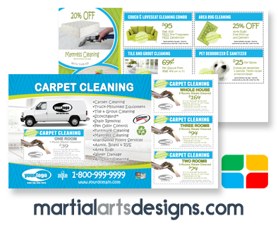 Carpet Cleaning Postcards #CA01006 6 x 11 Matte