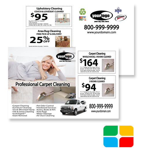 Carpet Cleaning Postcards ca01075