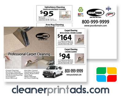 Carpet Cleaning Postcards #CA01076 4 x 6 UV Gloss