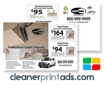 Carpet Cleaning Postcards #CA01076 8.5 x 5.5 UV Gloss