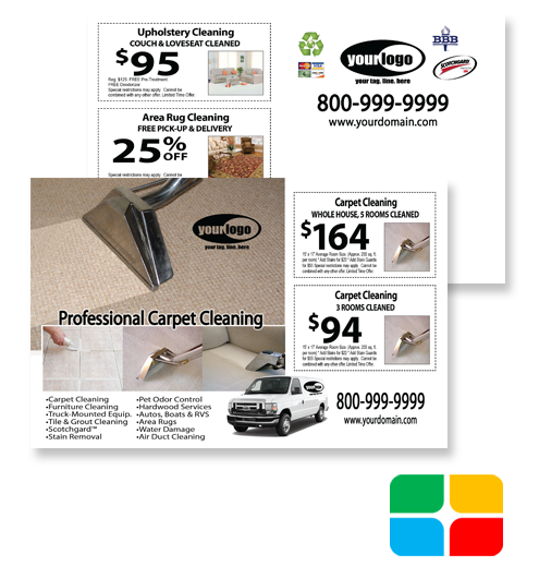 Carpet Cleaning Postcards ca01076