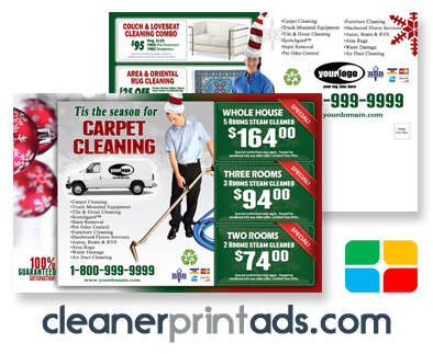 Carpet Cleaning Postcards #CA02002 8.5 x 5.5 Matte