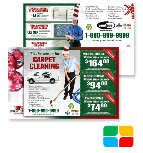Carpet Cleaning Postcards ca02002