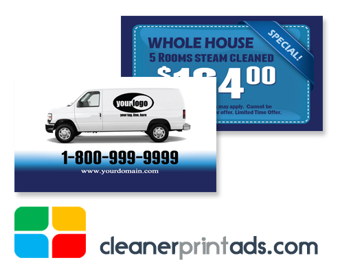 Carpet Cleaning Business Cards Template ca01001