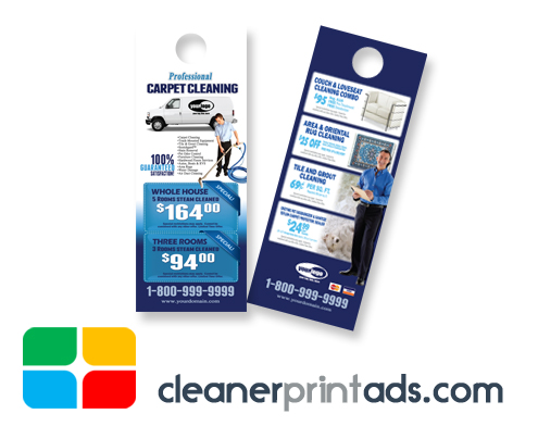 Carpet Cleaning Door Hanger Template ca01001