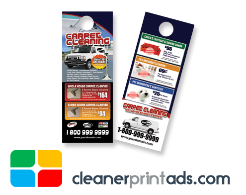 Carpet Cleaning Door Hanger Template ca01010